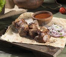 Шашлык из филе бедра индейки
