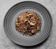 Гречка с грибами и луком
