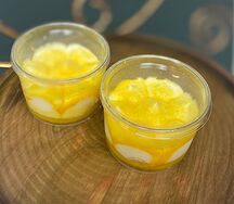 Мусовое пирожное Манго-маракуя