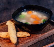 Куриный суп с фрикадельками