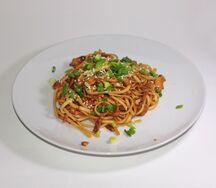 Удон с курицей