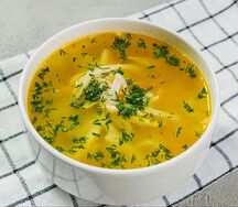 Суп Куриный с домашней лапшой
