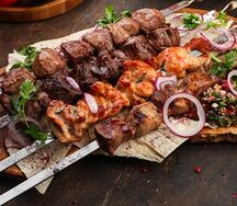 Шашлык из куриных крыльев