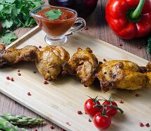 Шашлык куриный ассорти
