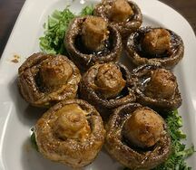 Грибы на мангале