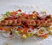 Люля-кебаб куриный в лаваше 