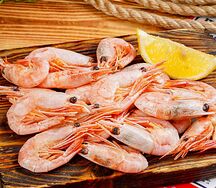 Креветки пивные отварные