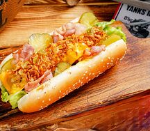 Хот-дог Острый с беконом