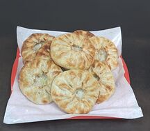 Самса с курицей и картофелем