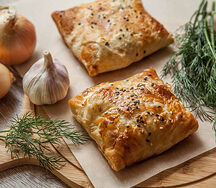 Самса с двумя видами мяса 1 шт