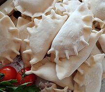 Вареники с картофелем и жареным луком