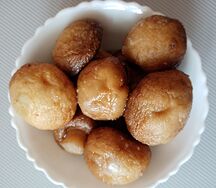 Жареные целые шампиньоны