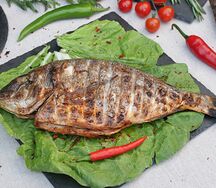 Дорадо на мангале