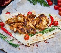 Шашлык из куриных крылышек