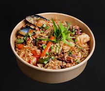 Рис с морепродуктами