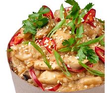 Острый рис с курицей