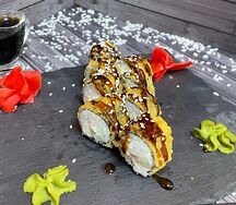 Горячий ролл с креветкой