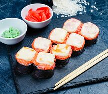 Запечённый ролл Дабл чиз