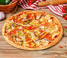 Пицца Бургер с курицей