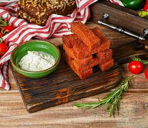 Гренки с чесночным соусом