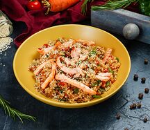 Тяхан с лососем