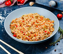 Тяхан с овощами