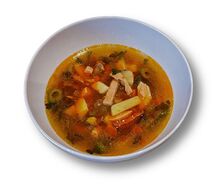 Солянка сборная мясная со сметаной