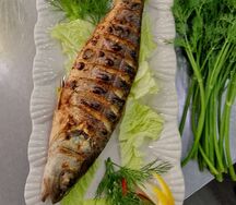 Сибас на мангале