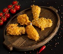 16 хрустящих куриных крылышек