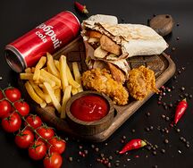 Комбо Шаурма с курицей и грибами