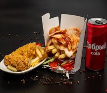 Комбо-донер бокс с курицей