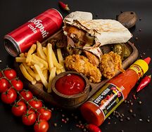 Комбо Шаурма Атом с курицей