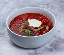 Борщ с говядиной