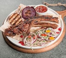 Шашлык из бараньей корейки