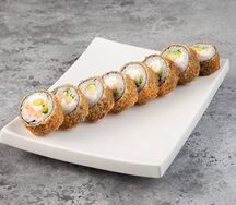 Жареный ролл Филадельфия