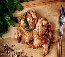 Цыплёнок на углях