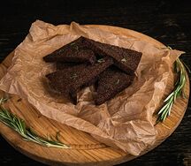 Гренки в чесночном соусе