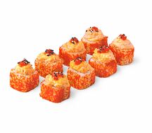 Ролл с лососем гриль