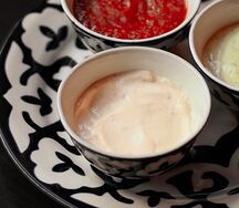 Сметана с аджикой