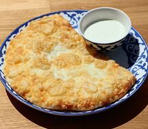 С сыром моцарелла и зеленью