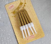 Свечи золотые 