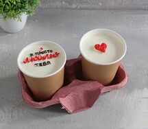 Бенто-торт в стакане для самого любимого человека