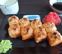 Запеченный ролл Осака