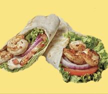 Шаурма с креветками