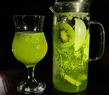 Домашний лимонад киви - яблоко