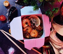 Wok Соба с креветкой