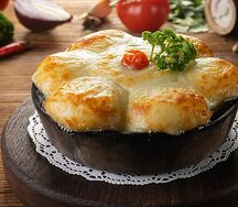 Грибные шляпки с сыром