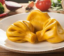 Хинкали с картофелем и грибами