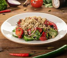 Овощной по-грузински с грецким орехом