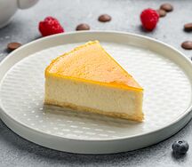 Карамельный чизкейк с мармеладом Маракуйя